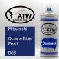 Preview: Mitsubishi, Octane Blue Pearl, D06: 400ml Sprühdose, von ATW Autoteile West.